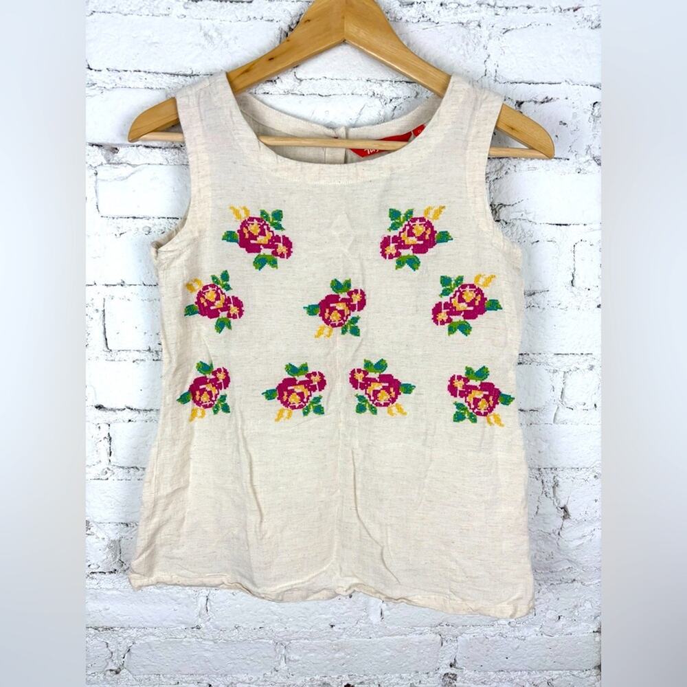 Fusion Cross Stitch Rose Tank